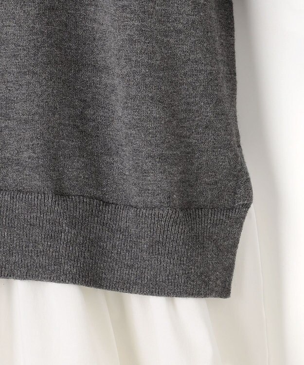 組曲 バルーンドッキングワンピース グレー系