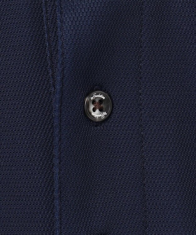 23区GOLF 【23Fondation/MEN】【UVケア】ハイブリッド ポロシャツ ネイビー系
