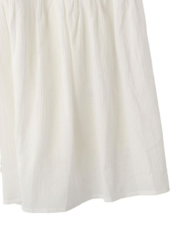 earth music&ecology ティアードギャザースカート Off White
