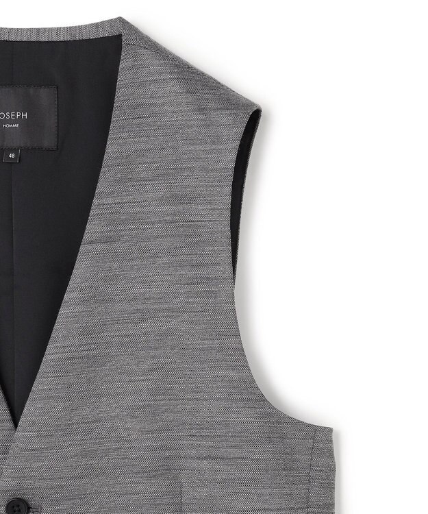 JOSEPH HOMME スプリングウールジャージー   ジレ ライトグレー系