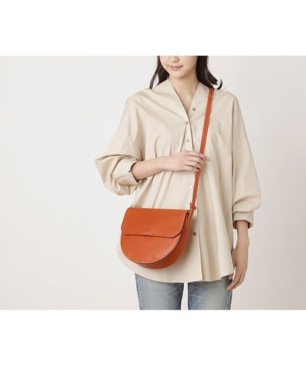 genten ミネルヴァ ショルダーバッグ トマトレッド