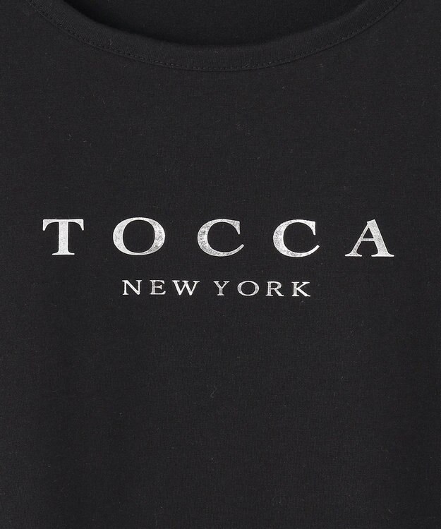 TOCCA 【洗える】TOCCA NEW YORK LOGO TEE Tシャツ ブラック系