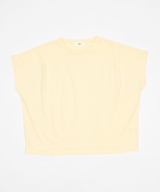 WEGO 【2026春夏新作】接触冷感フレンチスリーブT ライトイエロー