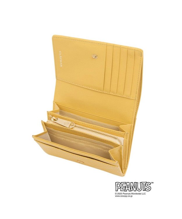 CLATHAS CLATHAS×PEANUTS 二つ折り財布 イエロー