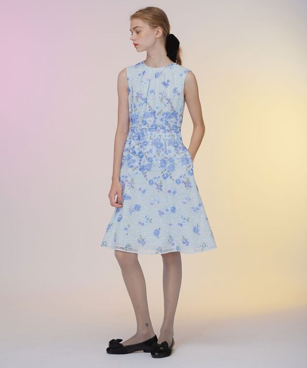TOCCA 【洗える！】BELLE FLEUR ドレス スカイブルー系7