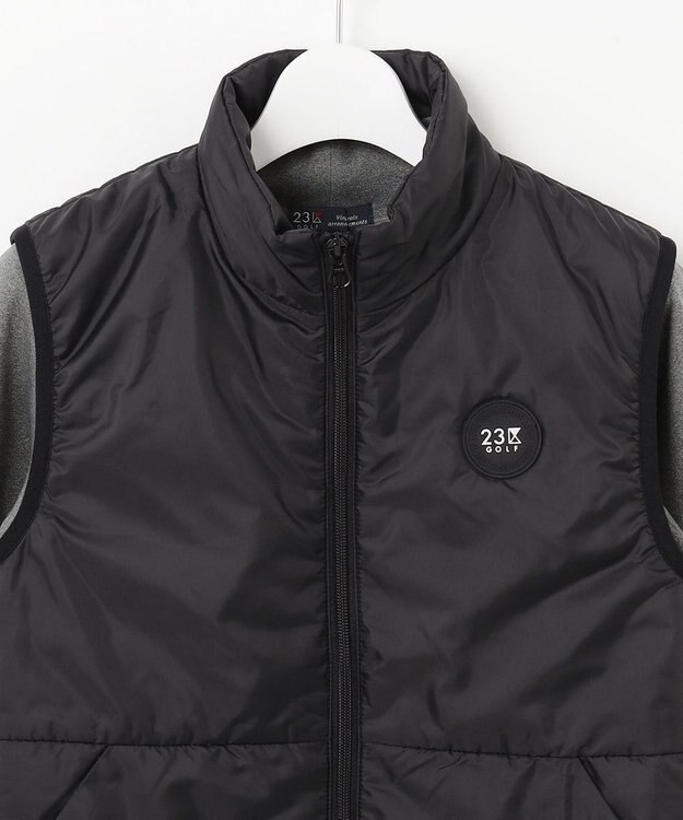23区GOLF 数量限定！お得セット【WOMEN】撥水ベスト付 ワンピース 着回し力と機能性 長く使える ブラック系