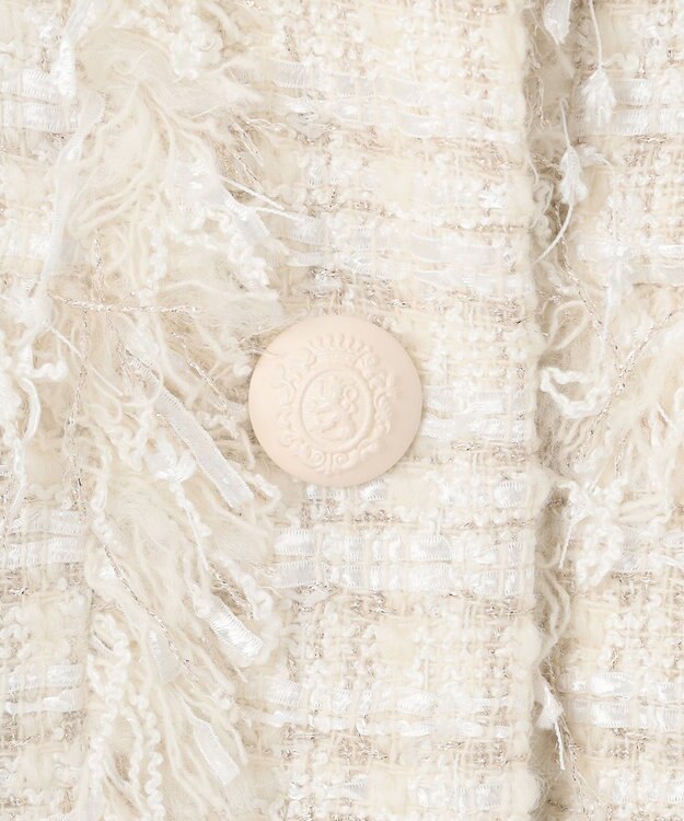 GRACE CONTINENTAL フリンジドルマンジャケット キナリ