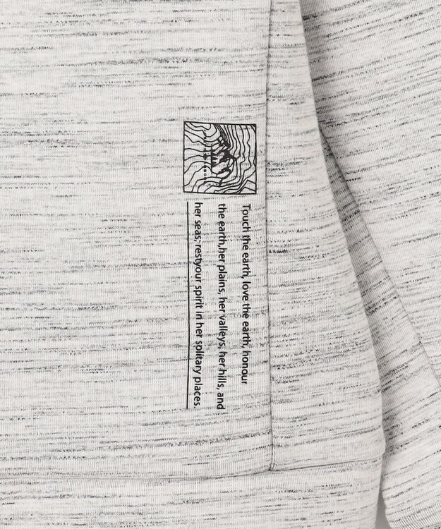 JOSEPH ABBOUD MOUNTAIN 【軽量/ソフト】ソフトダンボールニットジップパーカー ライトグレー系