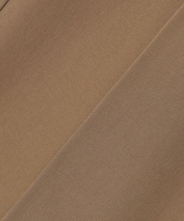 Feroux 【洗える】サイドオープンスラックス パンツ キャメル系