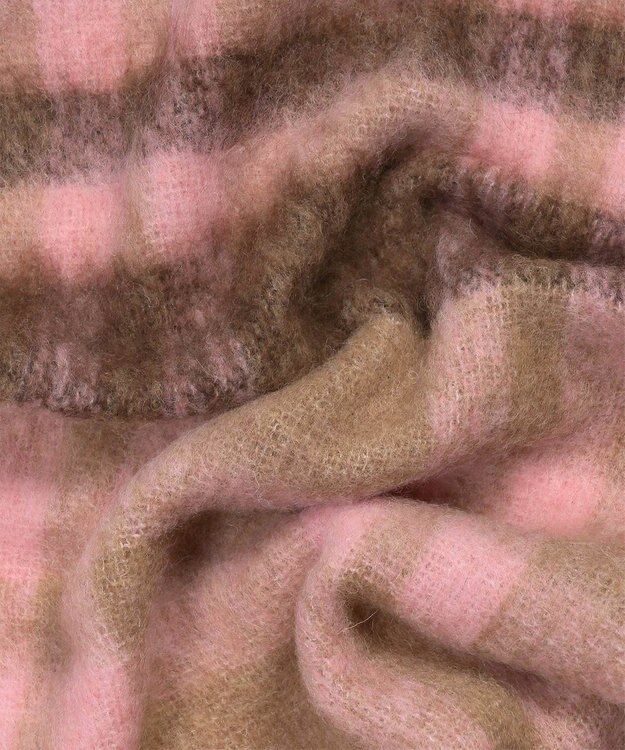 Paul Smith Cruxella チェック マフラー ピンク