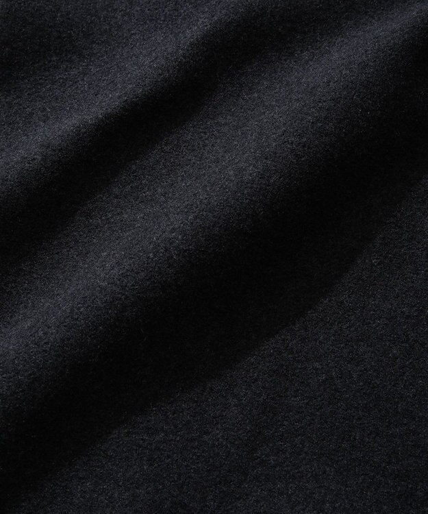 ATON BOMOU MELTON | ショールカラーコート CHARCOAL GRAY