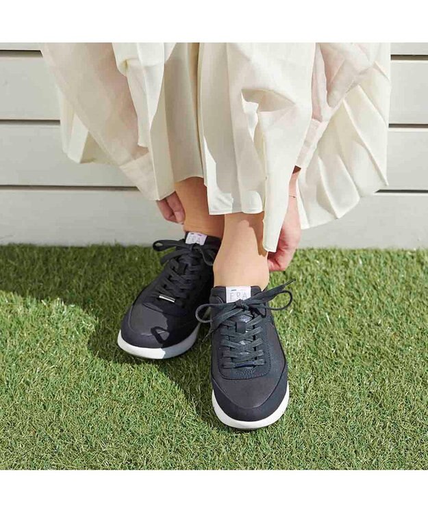 Riz raffinee <Riz raffinee>【le coq sportif×Riz raffinee】レースアップスニーカー ネイビー