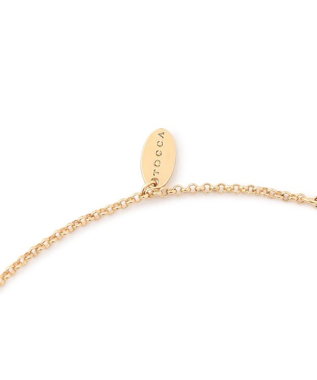 TOCCA 【八木アリサさん着用】SHAKE RIBBON 2WAY BROOCH NECKLACE ブローチネックレス ゴールド系