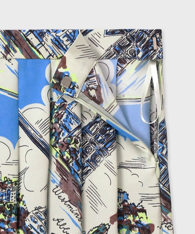 Paul Smith London Scarf タックスカート ライトベージュ