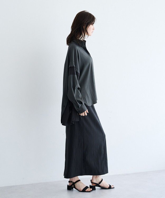 YECCA VECCA マルチwayオーバーシャツ Dark Gray