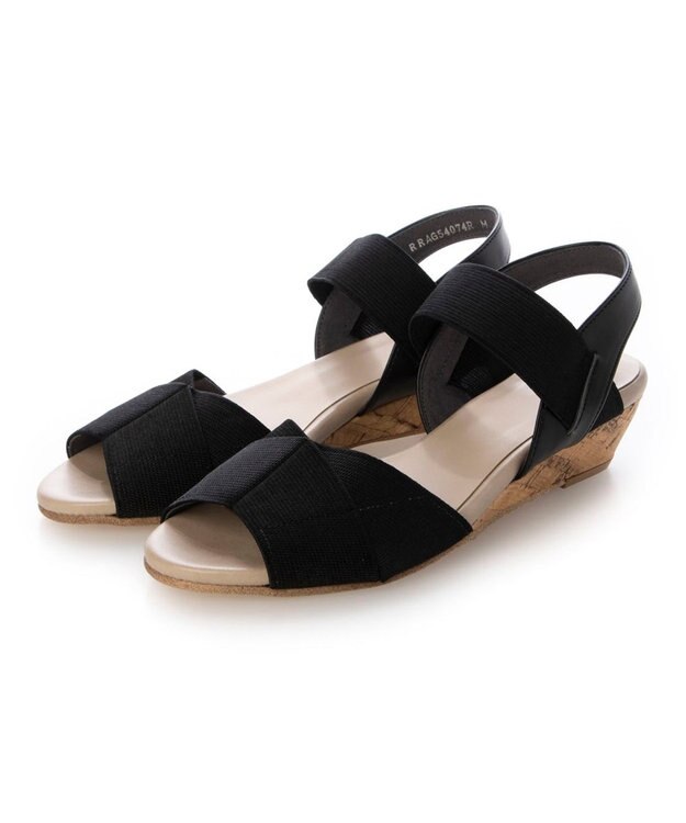 Riz raffinee <Riz raffinee>モチーフサンダル ブラック