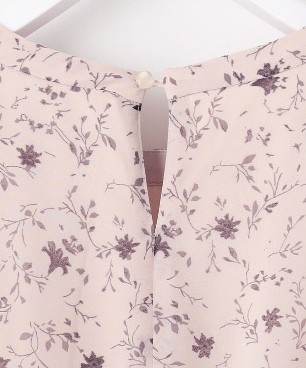 ANY SIS 【洗える】フラワーブルームパフスーブ ワンピース アイボリー系