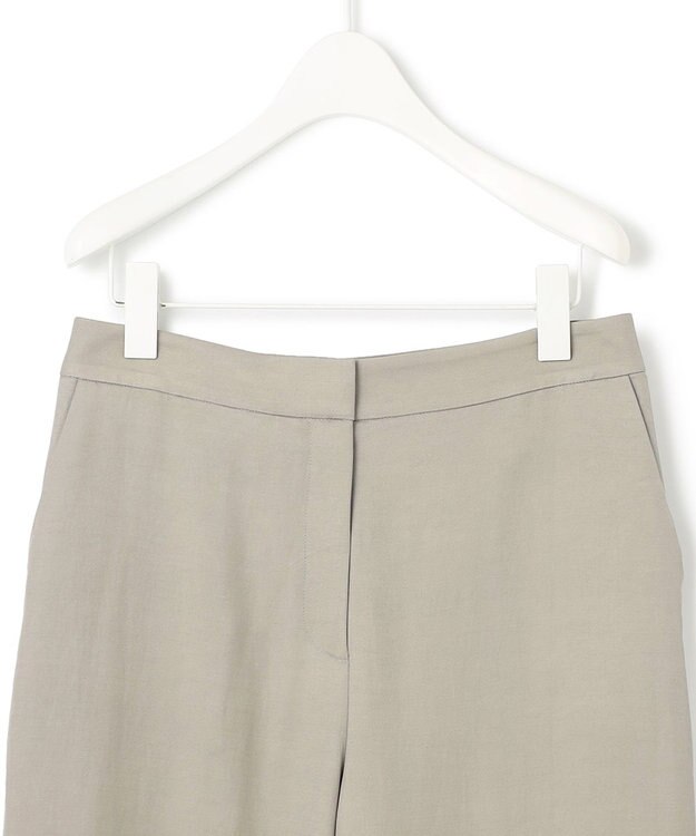 ICB L Vi/Ly/Liツイル ワイドストレートパンツ カーキ系