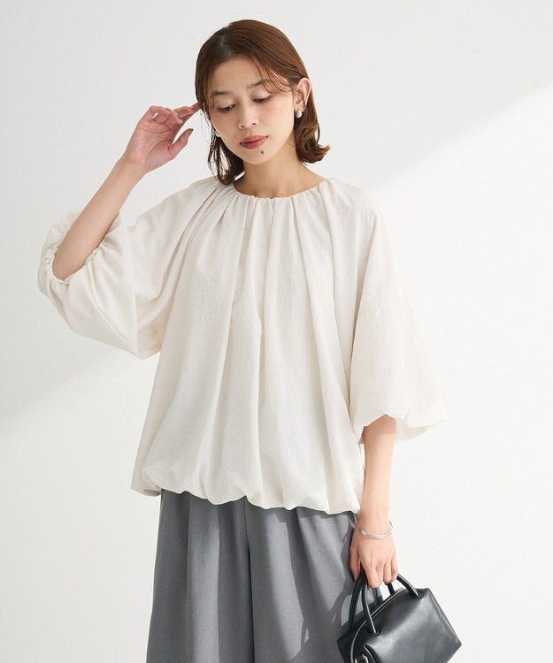 Green Parks ・ＥＬＥＮＣＡＲＥ　ＤＵＥ　バルーンブラウス Off White