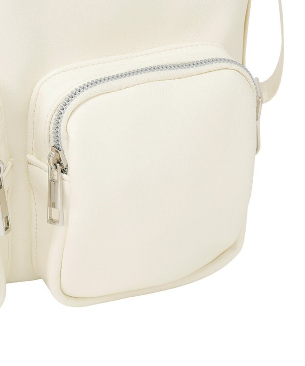 earth music&ecology Wポケット3WAYショルダーバッグ Ivory