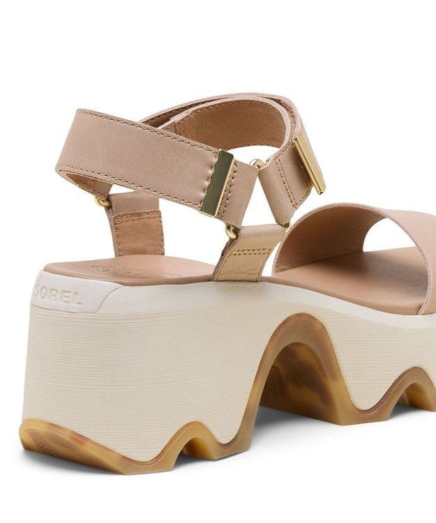 SOREL SOREL/ キネティック オーラ ワイストラップ /ソレル Honest Beige Bleached Ceramic