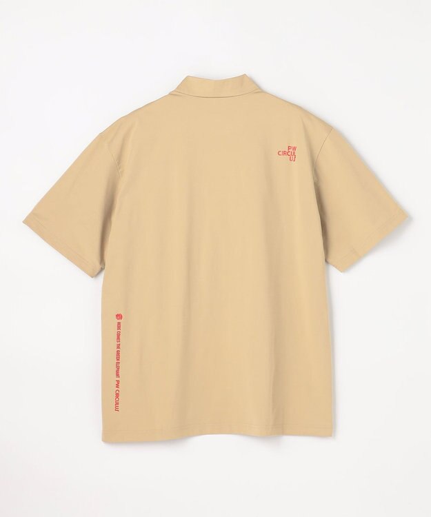 PW CIRCULUS 【MEN】ポケットモックネック ゴルフ ベージュ系