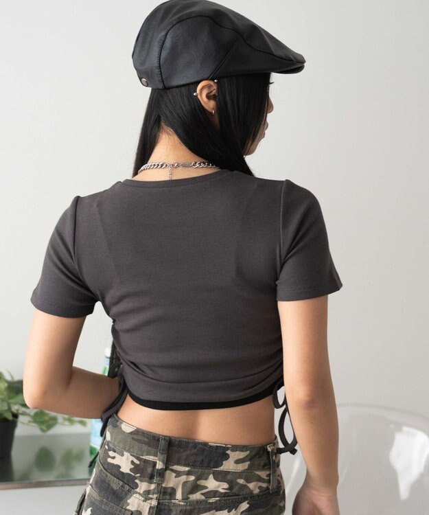 WEGO グラフィックサイドドロストリブちびT スミクロ