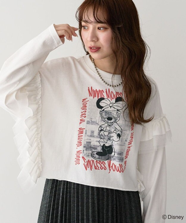Green Parks ミッキー＆フレンズ／袖フリルショート丈ＴＥＥⅡ
