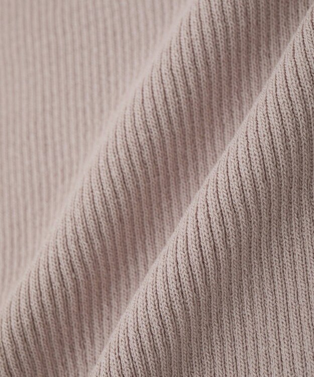 earth music&ecology 【接触冷感】襟付きニットカーディガン Pink