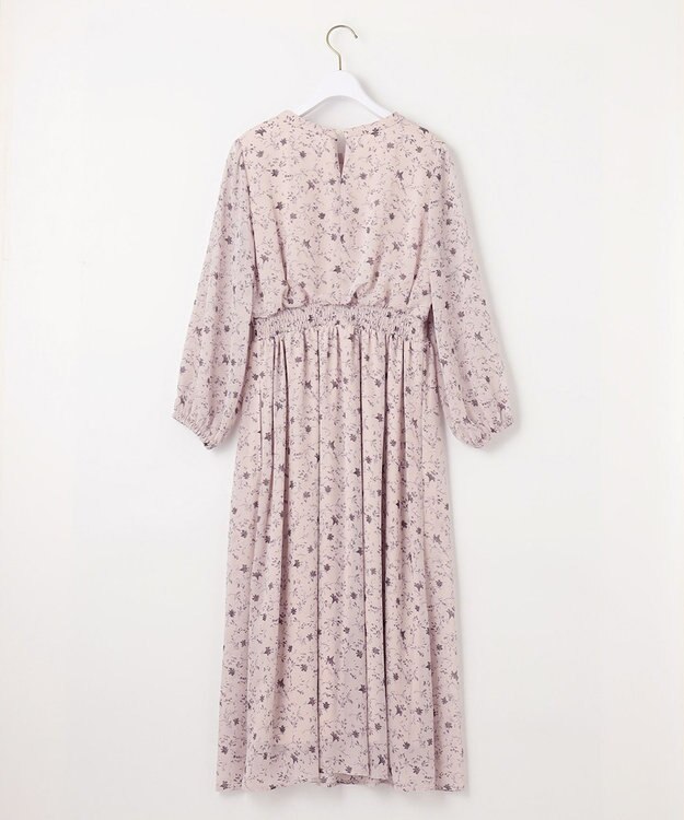 ANY SIS 【洗える】フラワーブルームパフスーブ ワンピース アイボリー系