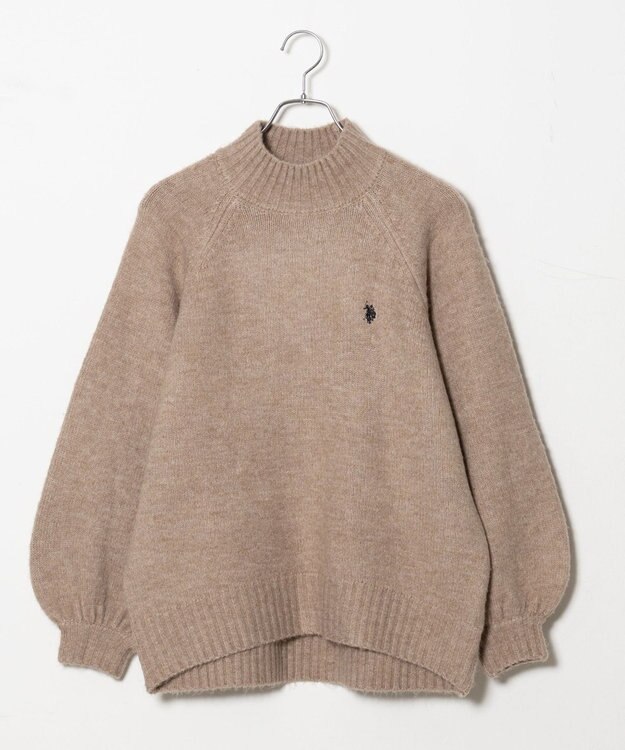 WEGO U.S POLO ASSN.ハイネックセーター ライトベージュ