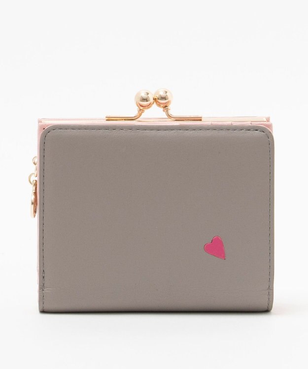 LANVIN en Bleu カルラ 二つ折り口金財布 グレー