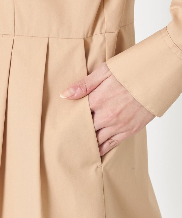 NAVE 【ReNAVE・セットアップ可/洗える/接触冷感/UVケア】コットンポリブロード オールインワン ベージュ系