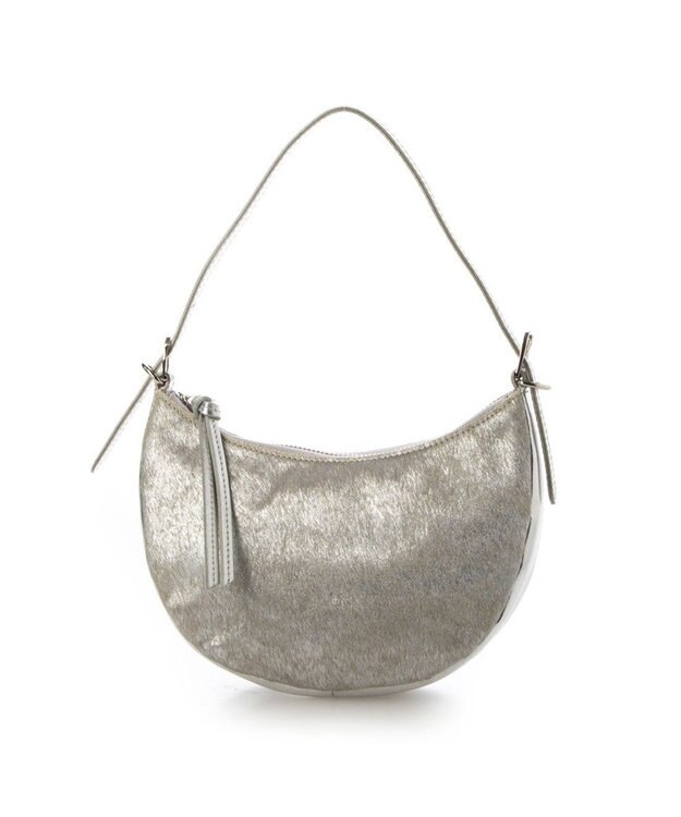 UNBILLION ペルケ perche / ラウンドシェイプ2wayワンショルダー シルバー