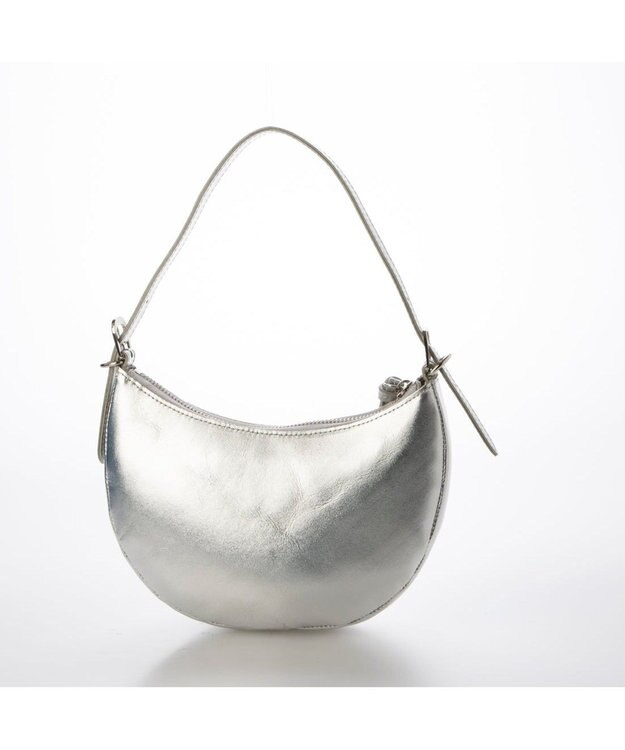 UNBILLION ペルケ perche / ラウンドシェイプ2wayワンショルダー シルバー