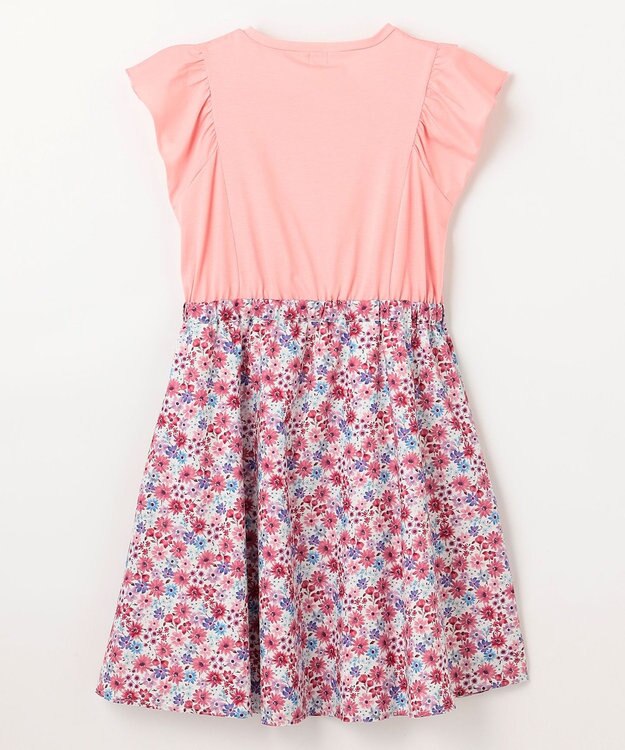 組曲 KIDS 【150-160㎝】サマーフラワー ワンピース ピンク