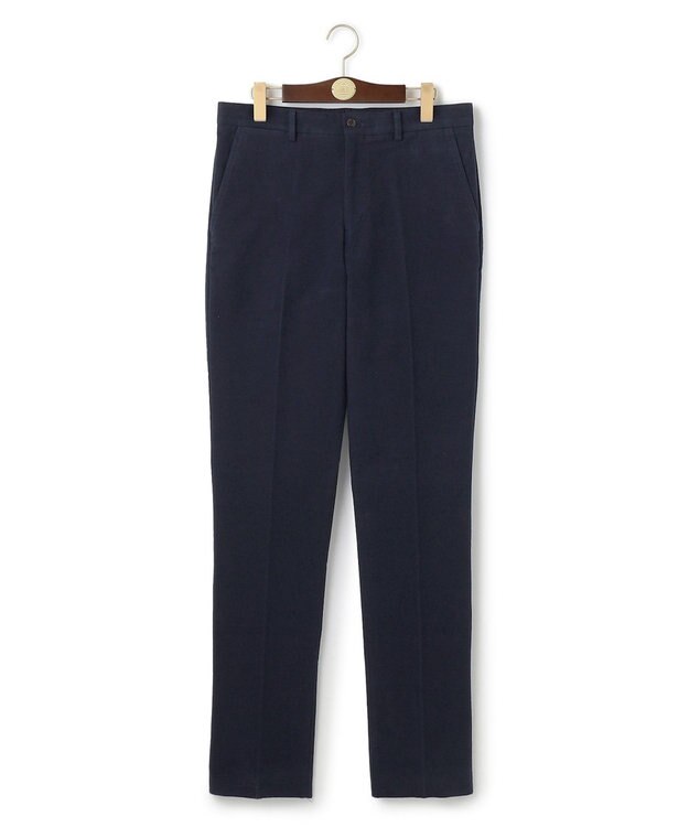 J.PRESS MEN モールスキンストレッチ スローンパンツ ネイビー系