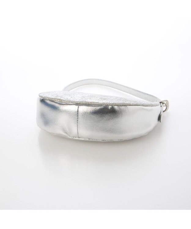 UNBILLION ペルケ perche / ラウンドシェイプ2wayワンショルダー シルバー