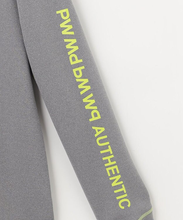 PW CIRCULUS 【裏起毛/防寒】【MEN】ステッチポイント モックネック グレー系