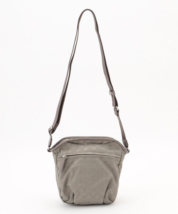 Y'SACCS Polka Dots　パイピングポケットポシェット グレージュ