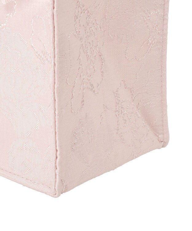 Maison de FLEUR レースリボンフリルハンドルスクエアトートSバッグ Light Pink