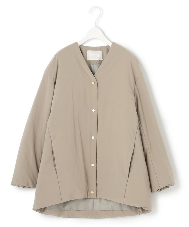 ICB L パディングジャケット アッシュカーキ系