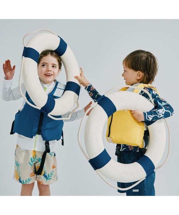 HELLY HANSEN 【キッズ・はっ水・UVカット・耐海水・耐塩素・記名ラベル付】バスクショーツ オーシャンネイビー