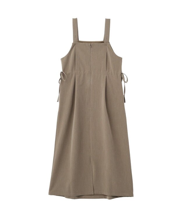 CRAFT STANDARD BOUTIQUE サイドギャザージャンパースカ－ト Gray Beige
