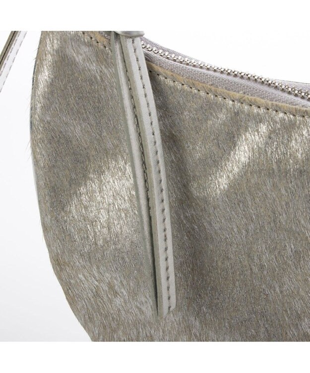 UNBILLION ペルケ perche / ラウンドシェイプ2wayワンショルダー シルバー