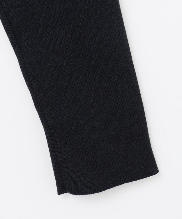 自由区 S 【セットアップ対応】ヴィスコースウールニット ワンピース ブラック系