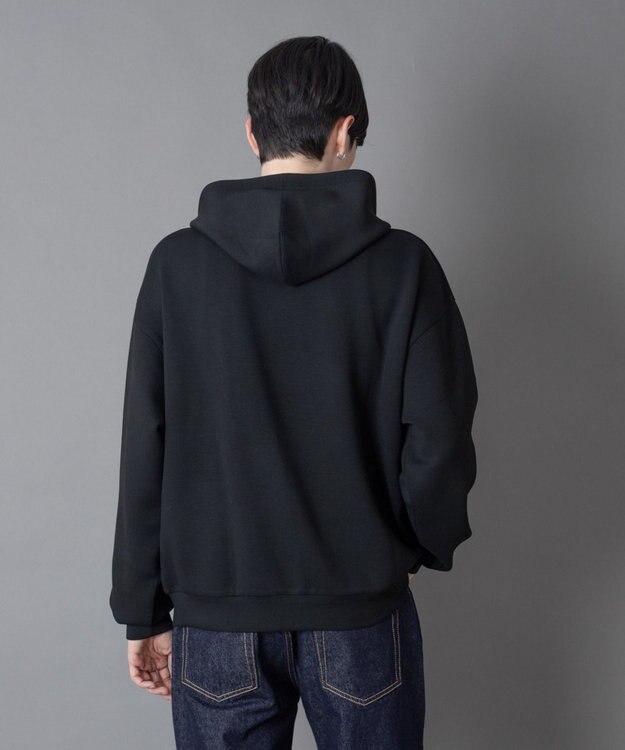 WEGO 【ユニセックス着用ITEM】ワンポイントプルパーカー ブラック