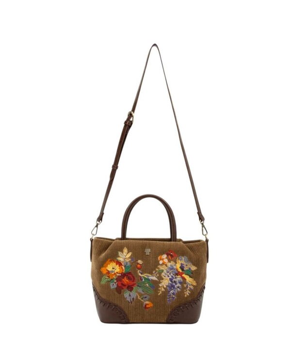 ANNA SUI マデリーン 2wayショルダーバッグ カーキ