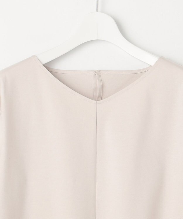 23区 【新色追加/洗える】スムースデザイン パフスリーブ カットソー ベージュ系