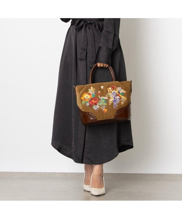 ANNA SUI マデリーン 2wayショルダーバッグ カーキ